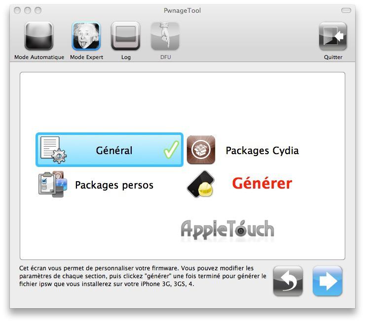 TUTO PwnageTool : Jailbreak iOS 4.1 iPhone 3GS/4, iPod Touch 3G/4G, iPad et Apple TV 2G