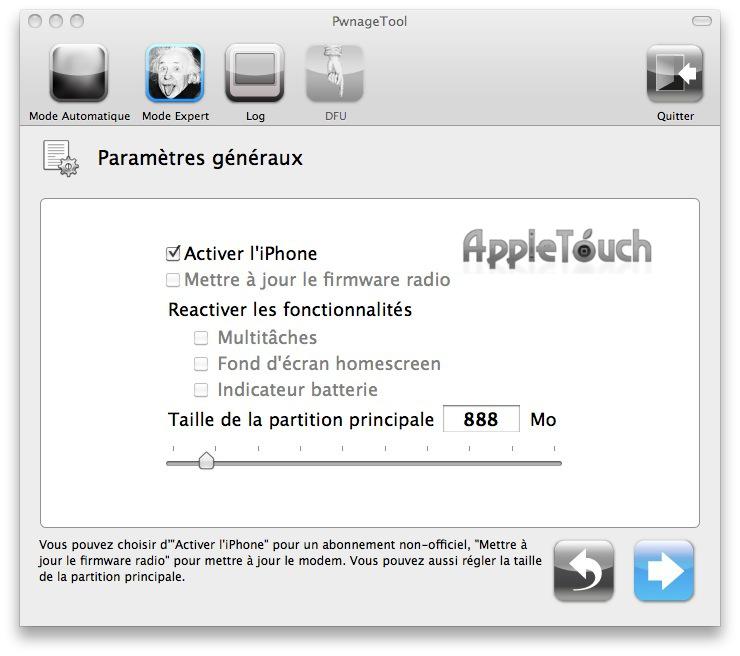 TUTO PwnageTool : Jailbreak iOS 4.1 iPhone 3GS/4, iPod Touch 3G/4G, iPad et Apple TV 2G