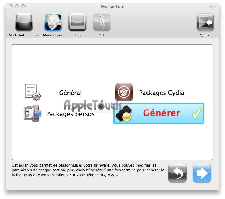 TUTO PwnageTool : Jailbreak iOS 4.1 iPhone 3GS/4, iPod Touch 3G/4G, iPad et Apple TV 2G