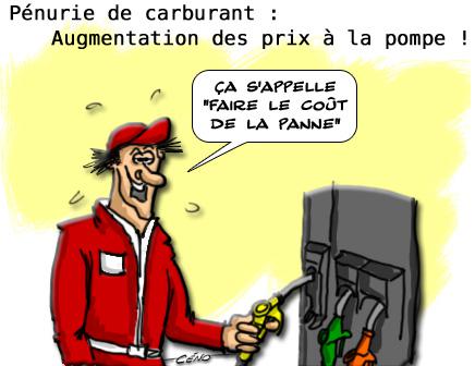Pénurie de carburant : augmentation des prix à la pompe