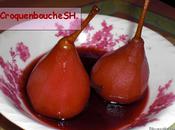 Minis poires rouge blanc