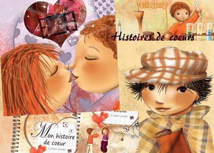 Histoire de coeurs album jeunesse en préparation