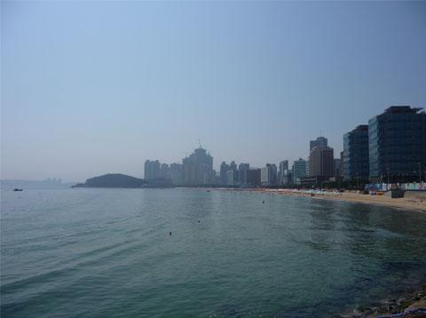 Plage Haeundae (해운대) à Busan