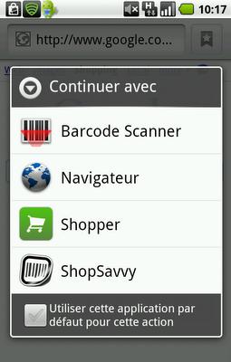 Google Shopping pour Android & iPhone à partir du navigateur