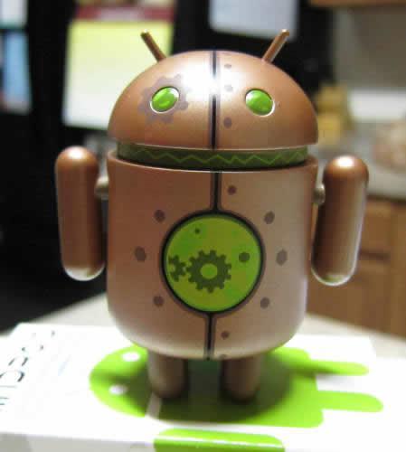 la mascotte Android design et Custom