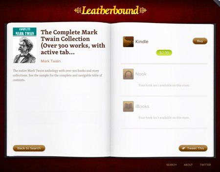 Leatherbound, un comparateur de prix pour livres numériques