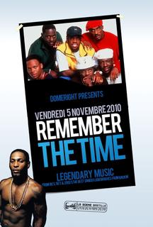 Concours Remember The Time / 5 PLACES à gagner