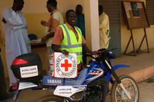 Sénégal Guinée Bissau moto secours médecine vétérinaire