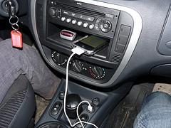 Adaptateur USB en voiture