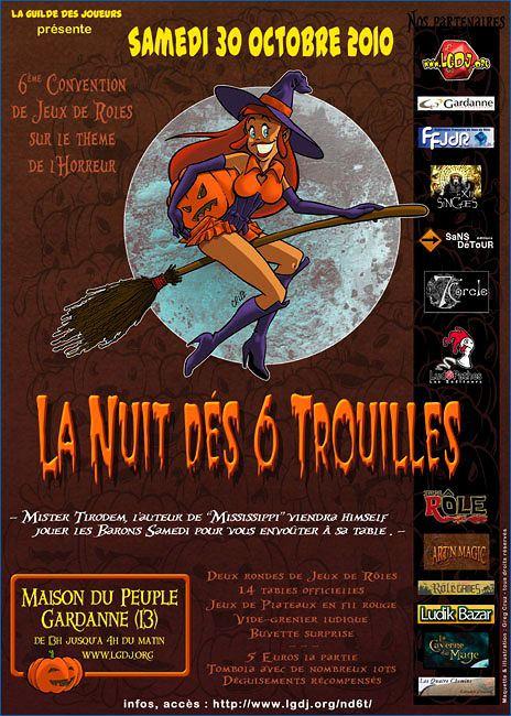 nuitdes6trouilles aff La nuit D6 trouilles à Gardanne le 30 octobre