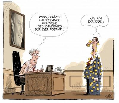 Caricatures : semaine du 17 octobre 2010