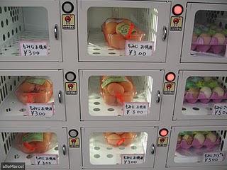 Distributeur automatique d'oeufs frais