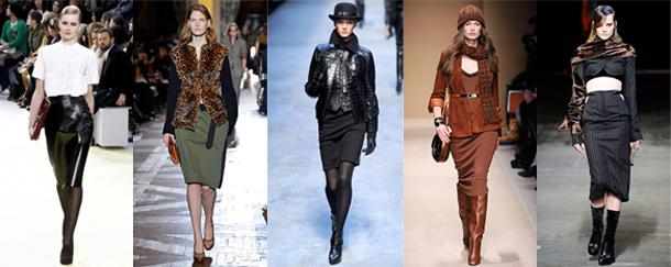 Céline - Dries Van Noten - Hermès - Salvatore Ferragamo - Alexander Wang - Quelle hauteur de jupe pour cet hiver?
