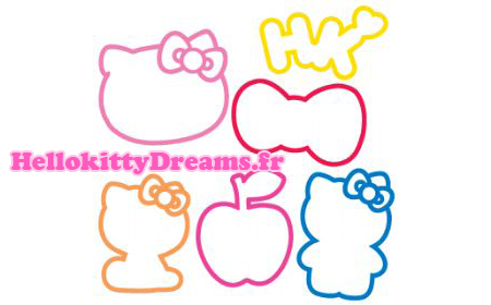 Bracelets Silly bandz Hello kitty !