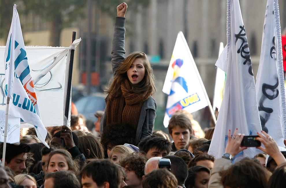 le mouvement social français en 40 images (vu de Boston)