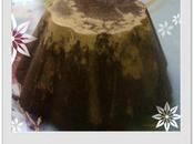 Fondants douche chocolat noisette décor feuille d'or