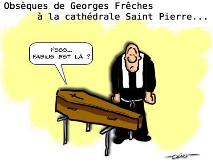 Obsèques de Georges Frêches