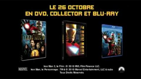 Iron Man 2 ... le DVD du film sort aujourd'hui ... bande annonce