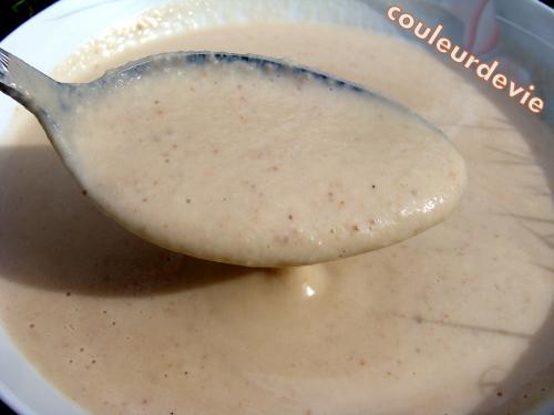 Velouté de cèpes aux châtaignes