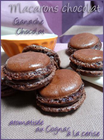 Macarons au chocolat…