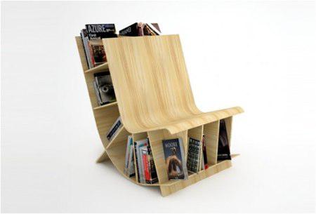The Bookseat, une bibliothèque en forme de siège