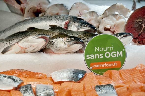 Nourri sans OGM 2 Carrefour lance le logo Nourri sans OGM