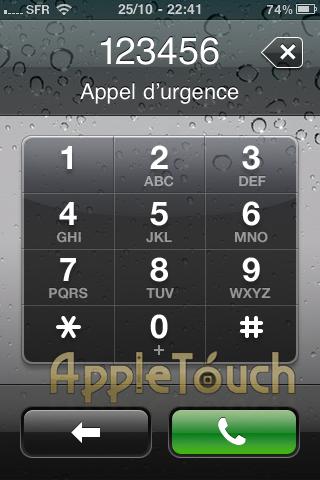 iOS 4.2 corrigera la faille de sécurité pour passer des appels depuis un iPhone verrouillé