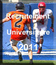 Football: Recrutement universitaire 2011