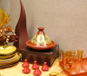 Plat d'ageau aux 2 pommes de terre et citron confit