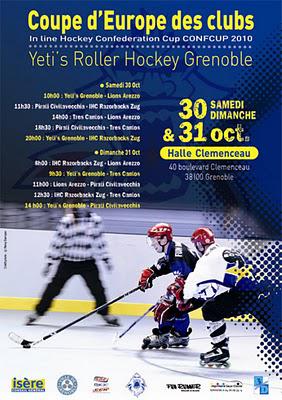 Roller-Hockey Coupe d'Europe, ce week-end à la Halle Clémenceau