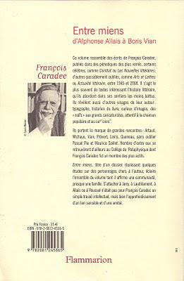 François Caradec : Entre miens, d'Alphonse Allais à Boris Vian