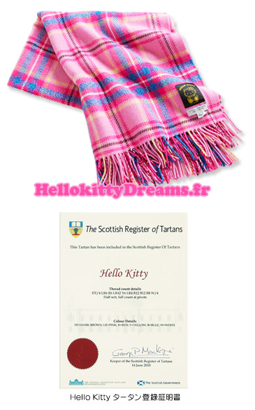Hello kitty Tartan, le retour pour les 36 ans !