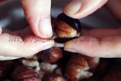 EpluchageChataignesPIGUT Epluchage Châtaignes