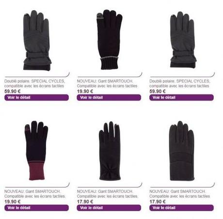 Isotoner SmarTouch : des gants conçus pour être utilisés avec les écrans tactiles