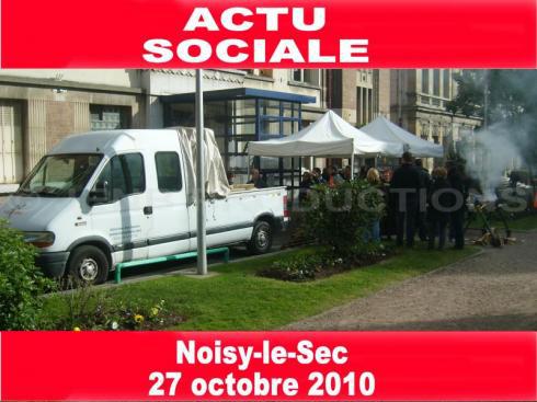 Conflit social à la mairie de Noisy-le-Sec entre l'intersyndicale des agents communaux et la maire socialiste sortante