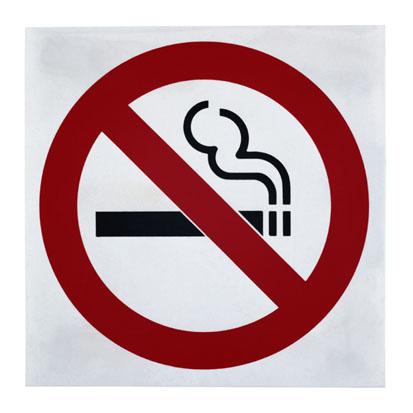 panneau interdiction de fumer