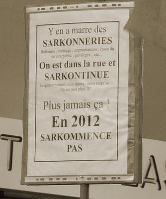 La manif en vacances