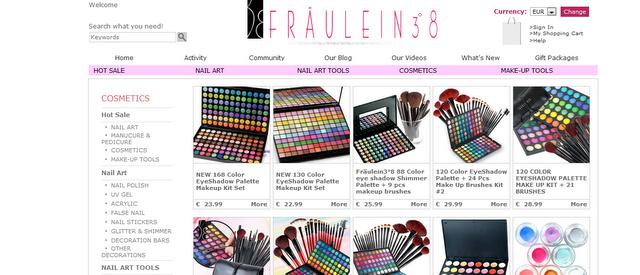 Palette 96 fards de Fraulein 38