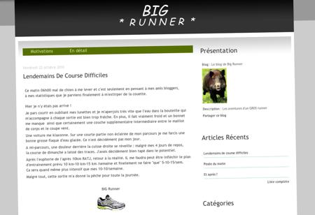 Deux nouveaux blogs running hébergé par overblog