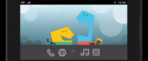 meego-handset-1.1-home-l MeeGo 1.1 disponible pour trois supports : Netbook, Smartphone et IVI