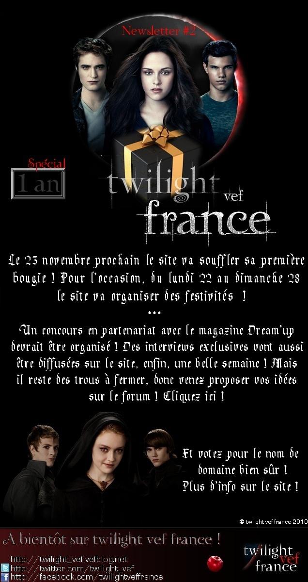 NEWSLETTER #2 : Spécial 1 an du site