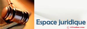 Espace juridique sur 237online.com