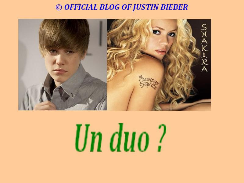 Justin Bieber : Un duo avec Shakira ?