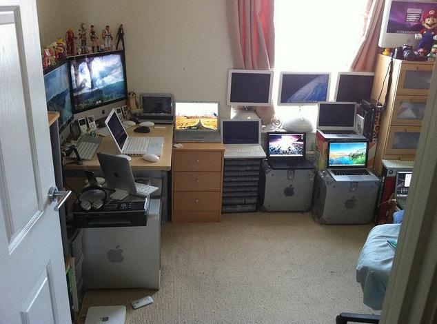 Une collection de 22 Mac, d'iPod et d'iPhone...