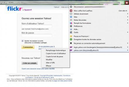 Ma gestion de mots de passe