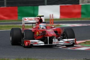César Ramos  en test pour Ferrari