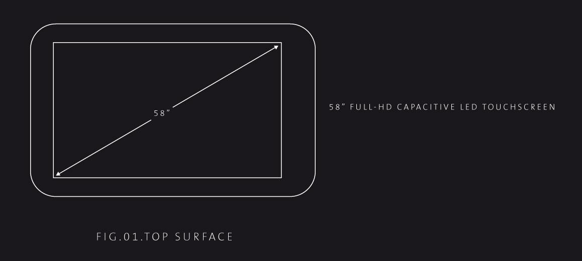 La table connect c'est un iPhone 58 pouces...