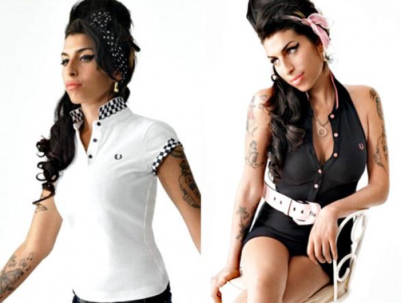 ▲▼ La déjanté mais non moins talentueuse Amy Winehouse collabore avec la marque anglaise Fred Perry ▲▼