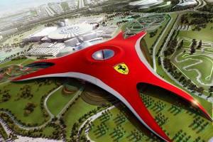 Le parc d’attraction Ferrari World a ouvert ses portes