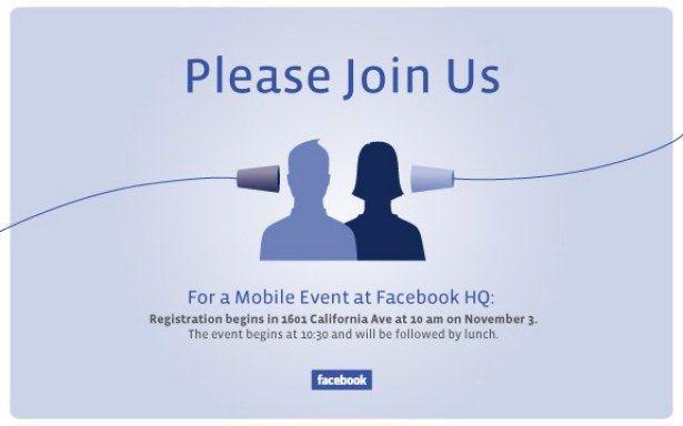 Un événement Facebook le 3 novembre